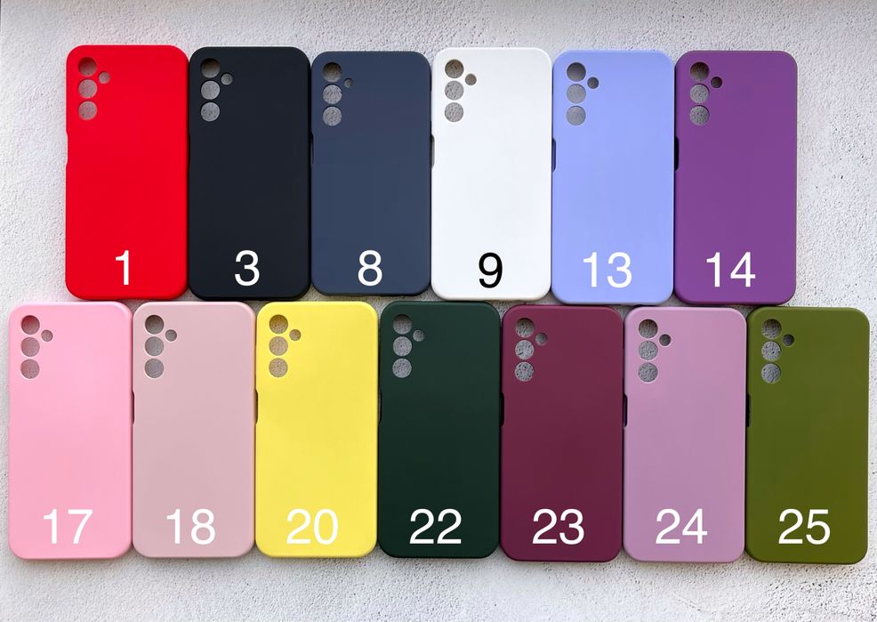 Чохол Silicone case ТОП якість Samsung A14 | Чехол Самсунг Гелекси М14