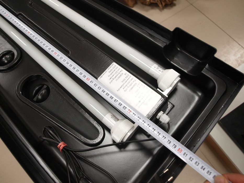 Pokrywa do akwarium prosta LED 80x35 T8 2x10W