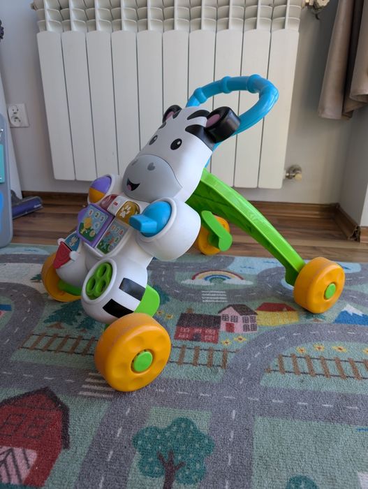 Chodzik zebra pchacz do chodzenia pchania