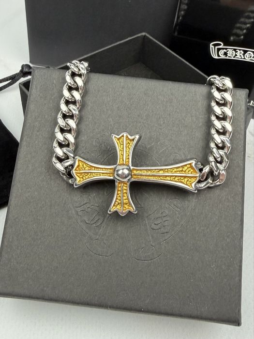 Браслет Хрестик Хром Хартс / Chrome Hearts