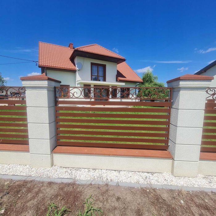 Piękne stylowe ogrodzenia Betonowe,Słupki Dworkowe,Boniowane,Bloczki