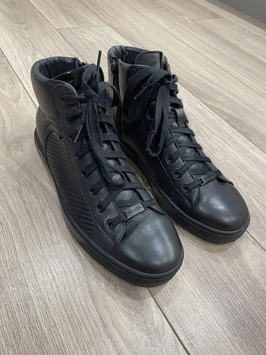 Buty sneakersy wysokie Wojas 43, czarne, jak nowe