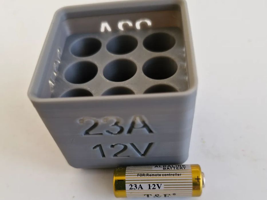 Caixa Organizadora Empilhável para Pilhas A23 12V