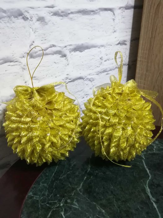 Шары новогодние, ручная работа. Handmade.