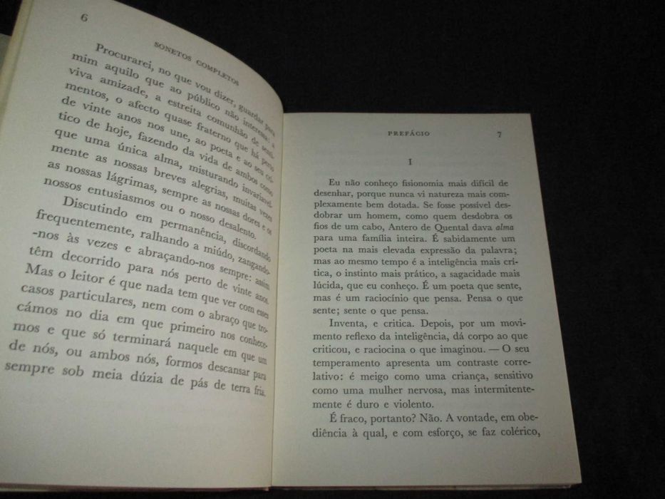 Livro Sonetos Completos Antero de Quental Lello