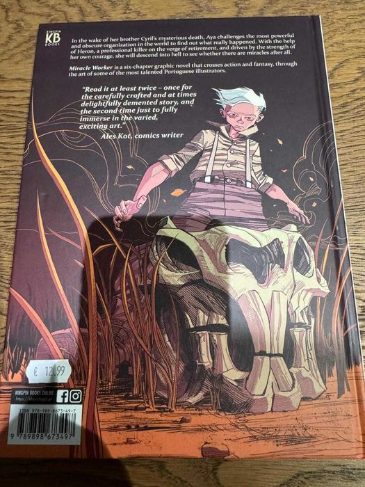 Comic Kingpin Books - BD Miracle Worker de André Oliveira