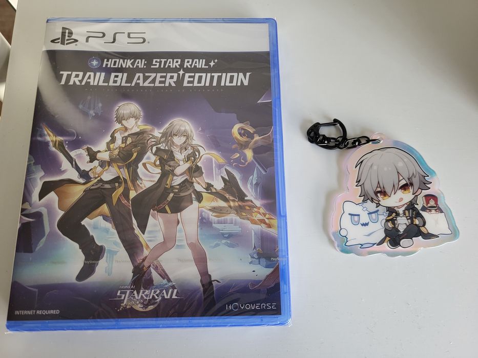 Edição física do jogo Honkai:Star Rail para PS5