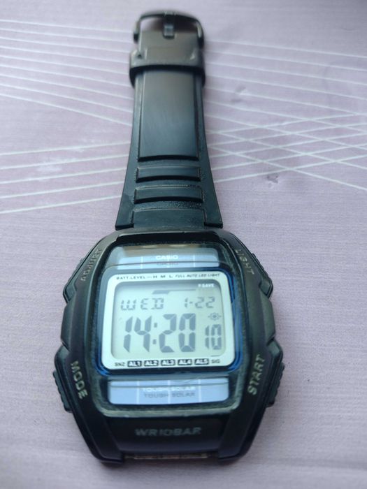 Casio WL-500 Though Solar (niebieski otok) Unikatowy