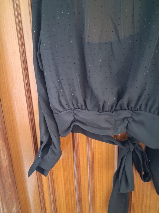 Blusa com laco para eventos