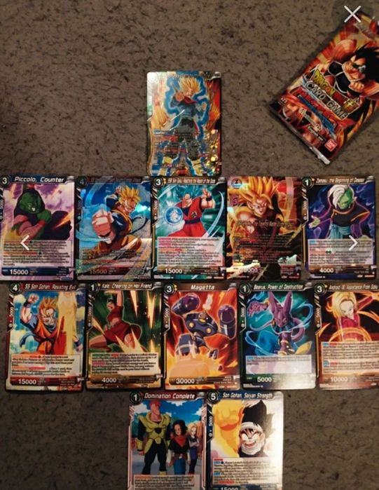 Dragon Ball card game karty  zestaw
