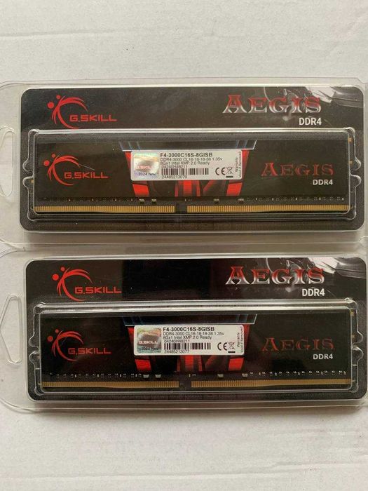 ОЗУ G.Skill DDR4 8GB (2x4GB) 3000Mhz Aegis (F4-3000C16S-8GISB)