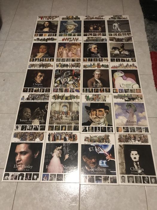 Colecão de livros os grandes mestres da arte.