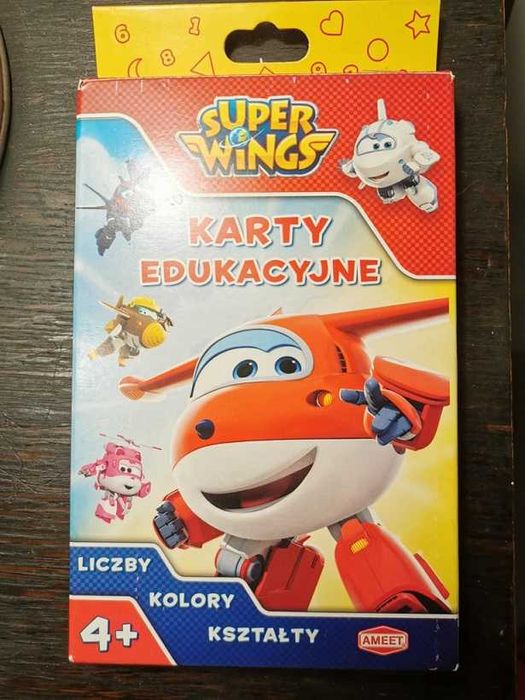 Super Wings karty edukacyjne - liczby, kolory - 4