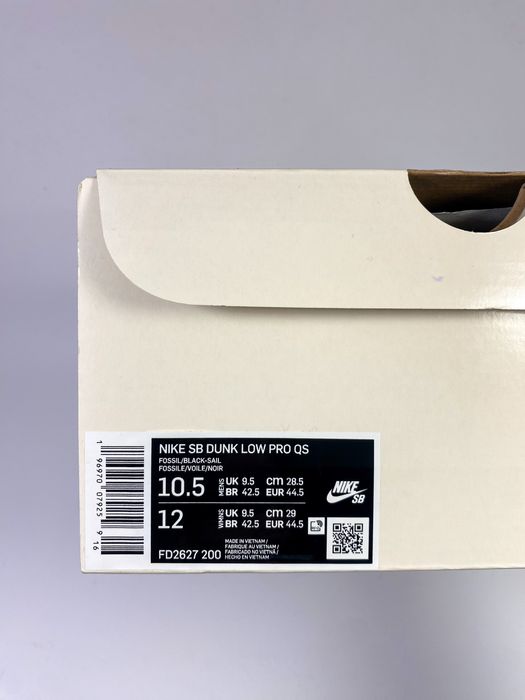 Nike SB Dunk Low Albino & Preto - 44.5 / 45 / 46