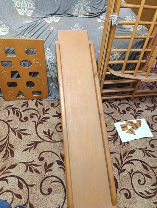 Спортивний дитячий куточок для кімнати, + сортер