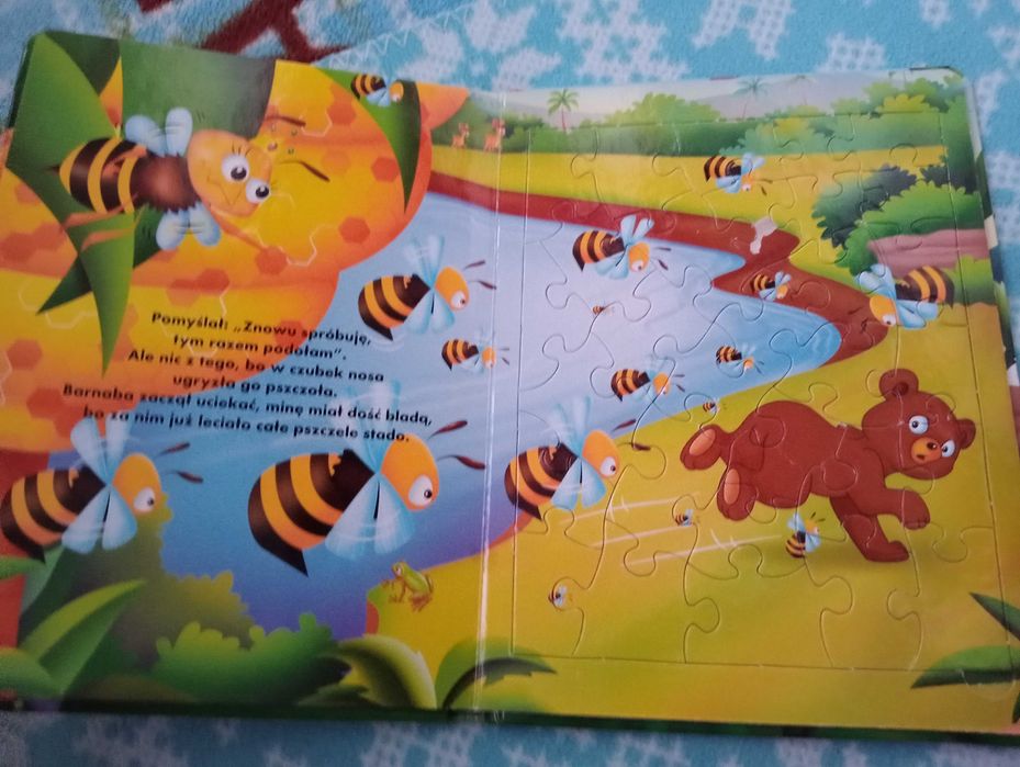 2 książki z puzzlami