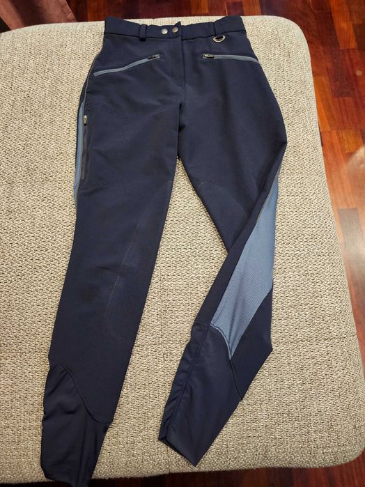 Bryczesy Fouganza 500 granatowe XS