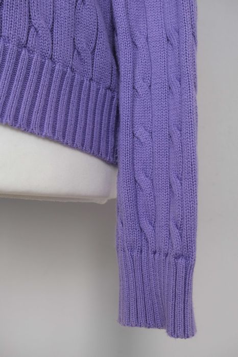 Ralph Lauren warkoczowy bawełniany sweter damski r XL