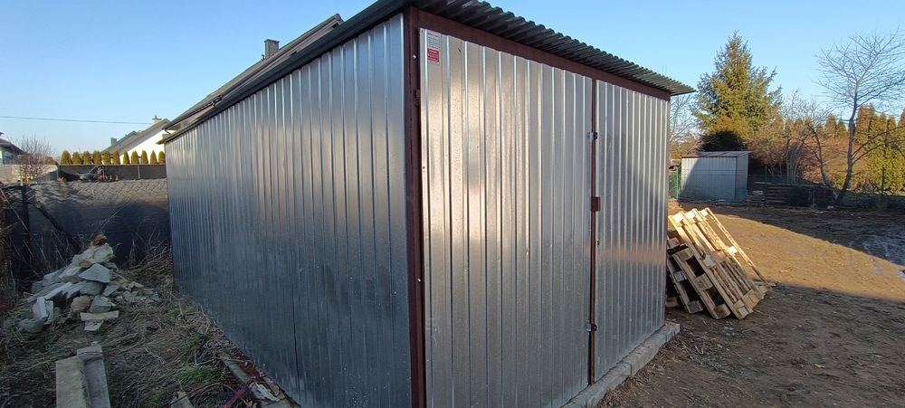 Garaż blaszak 3x5 ocynk blacha pierwszy gatunek