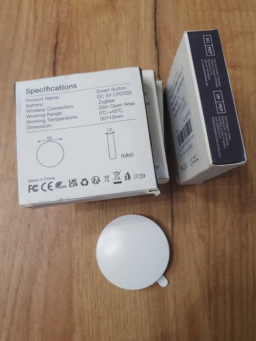 Pilot scen / włącznik/ przycisk / Zigbee / Tuya + bateria / 3 x kl