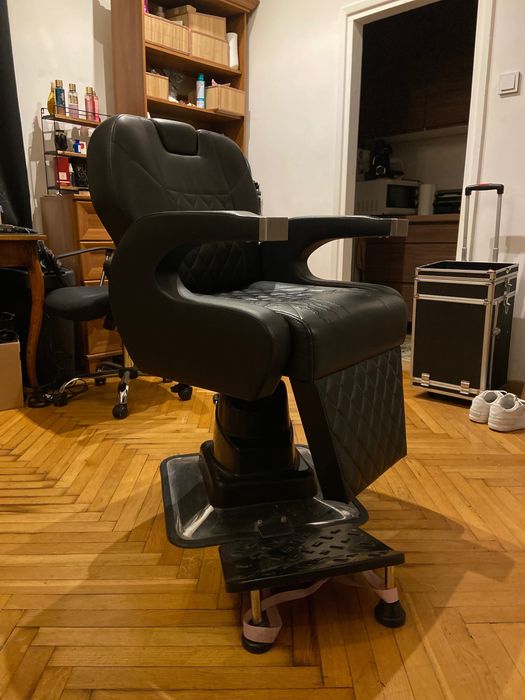 Fotel barberski – w pełni sprawny, Warszawa centrum