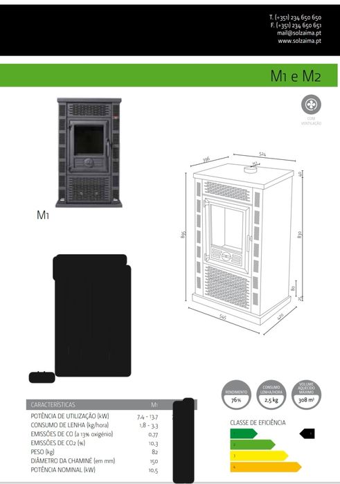 Salamandra ventilada 10.5Kw Solzaima