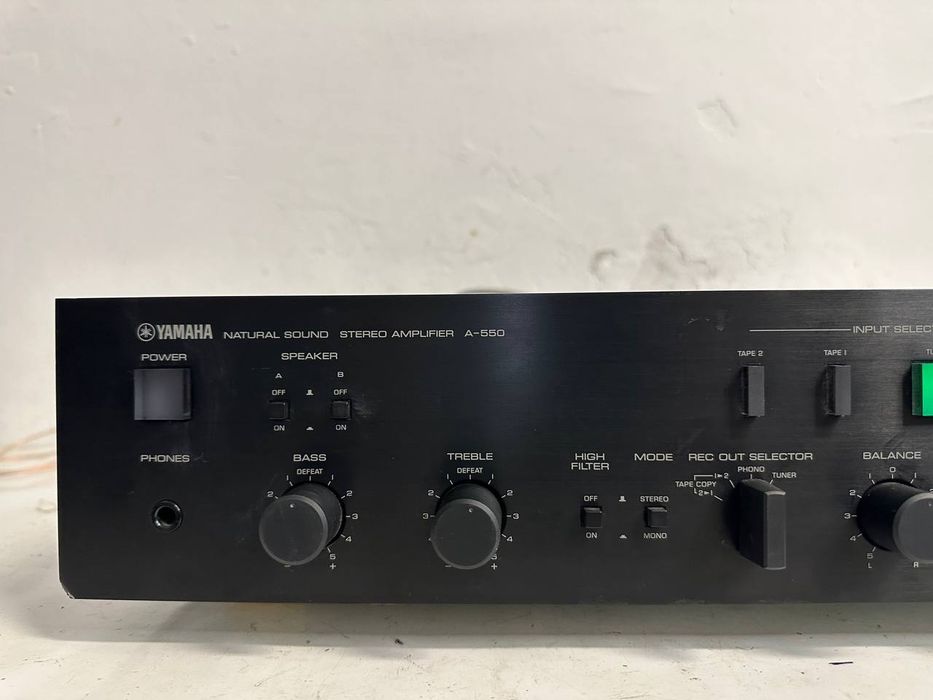 Wzmacniacz Yamaha A-550 | 2 × 53 W | Made in Japan | Vintage Hi-Fi