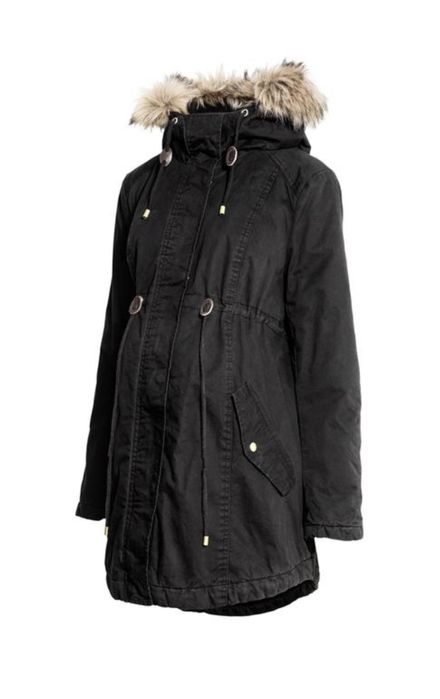 Парка куртка для вагітних H&M з хутром