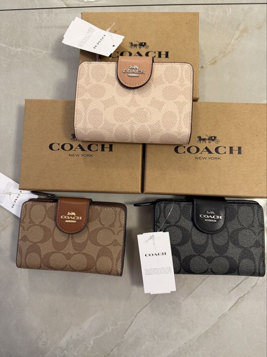 Гаманець Coach corner zip кошелек
