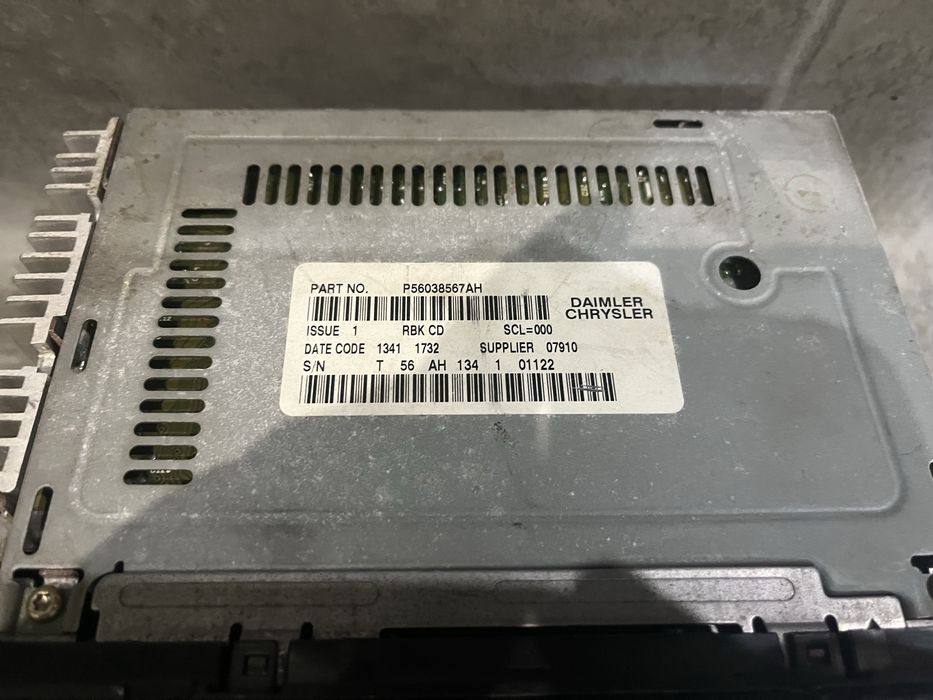 Автомагнитола  концерна даймлер крайслер