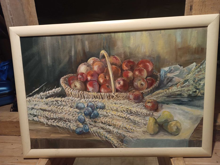 Obraz ręcznie malowany olej martwa natura