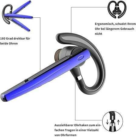 Bezprzewodowa słuchawka do rozmów BLUETOOTH mikrofon dla kierowców 494