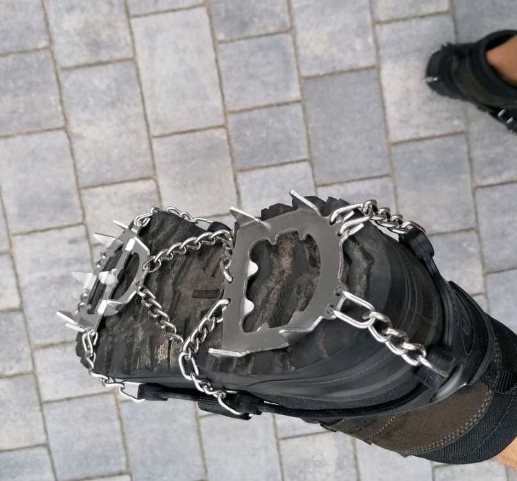 RACZKI ANTYPOŚLIZGOWE KOLCE na BUTY trekkingowe turystyczne