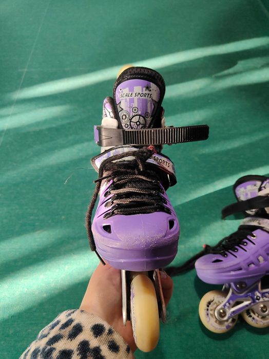 Роликові ковзани Scale Sport 31-34 розмір. Вік до 8 років +захист