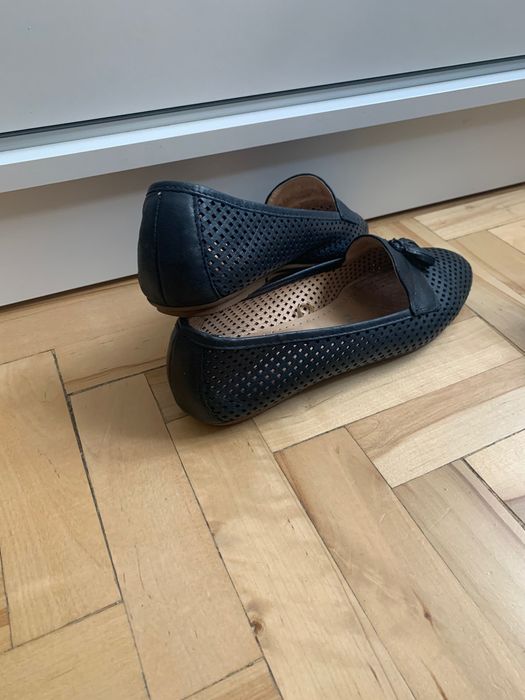 Skórzane buty damskie Bama 39