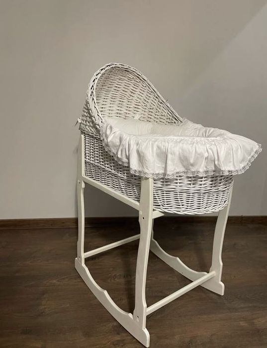 Плетена люлька кроватка з лози