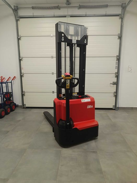Wózek paletowy elektryczny podnośnikowy  1500kg 1,5t 250cm 2,5m 3m 3,5m