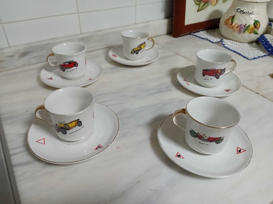 Chavenas de Cha de coleção