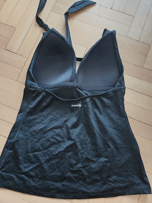 Tankini czarne, górna część stroju