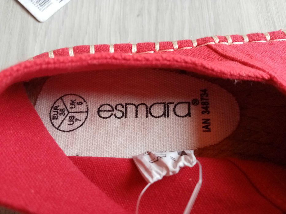 Śliczne espadryle damskie nowe