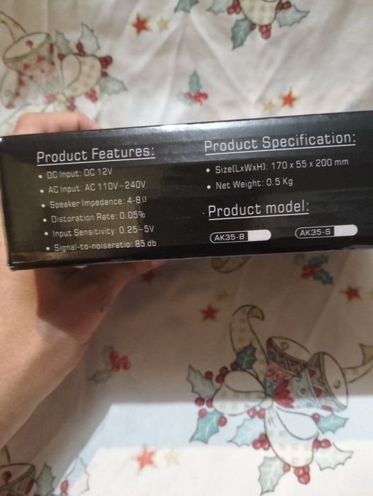 Amplificador De Potência Ak35 Amplificador De Som Bluetooth Mp3 Canal