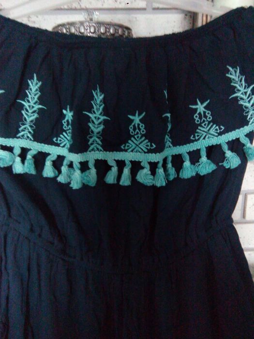 Nowy śliczny kombinezon Boho frędzle