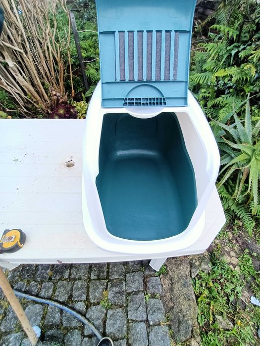 Caixa de areia para gatos