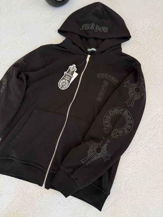 Зіп худі chrome hearts зипка кофта худи хром