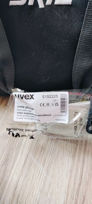 Okulary UVEX ochronne Okazja 5szt(kompl)