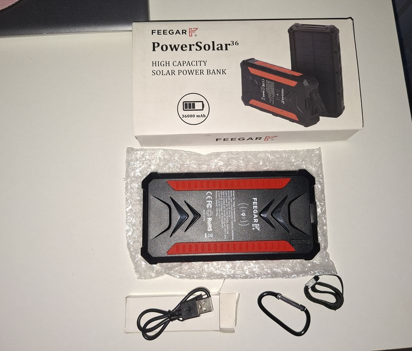 Powerbank FEEGAR 36000 mAH solar