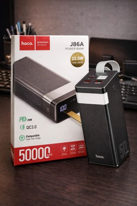 Повербанк Hoco J86A Power Bank 50000mAh