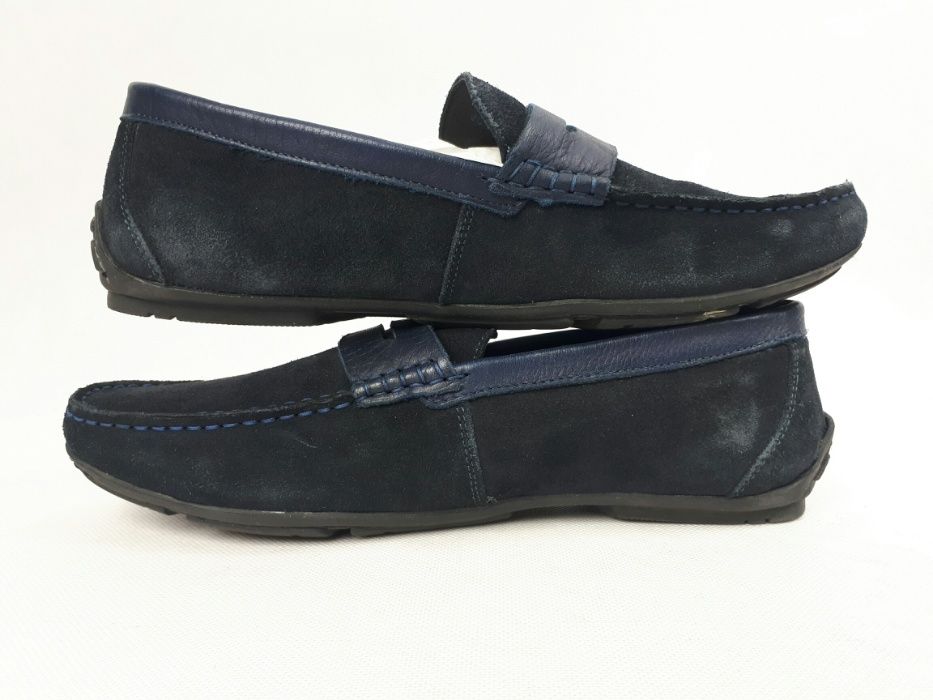 Mokasyny KRISBUT 4923-3-9 GRANAT eu43 pantofle buty meskie obuwie