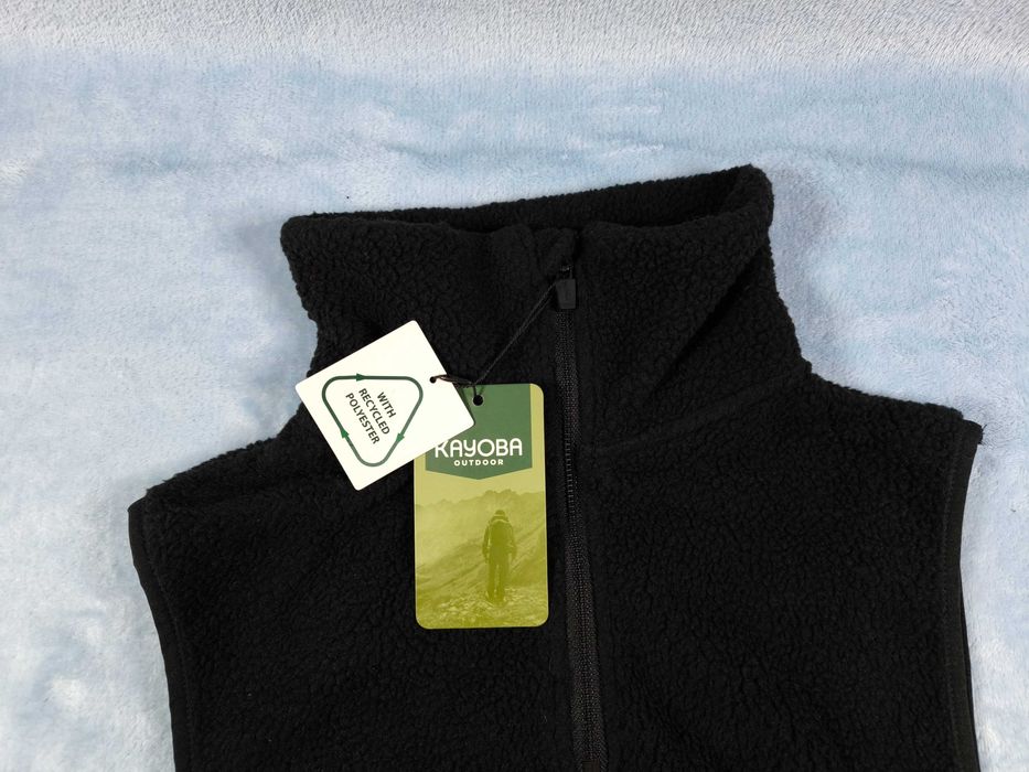 Черный флисовый снуд-манишка Kayoba