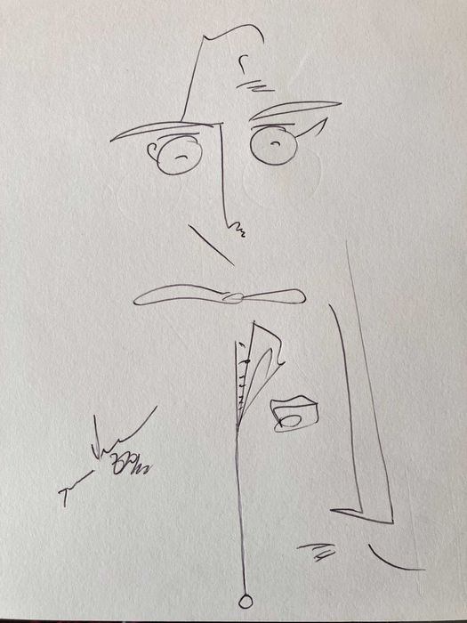 Desenho Original a Tinta da China - Yvens Pessoa